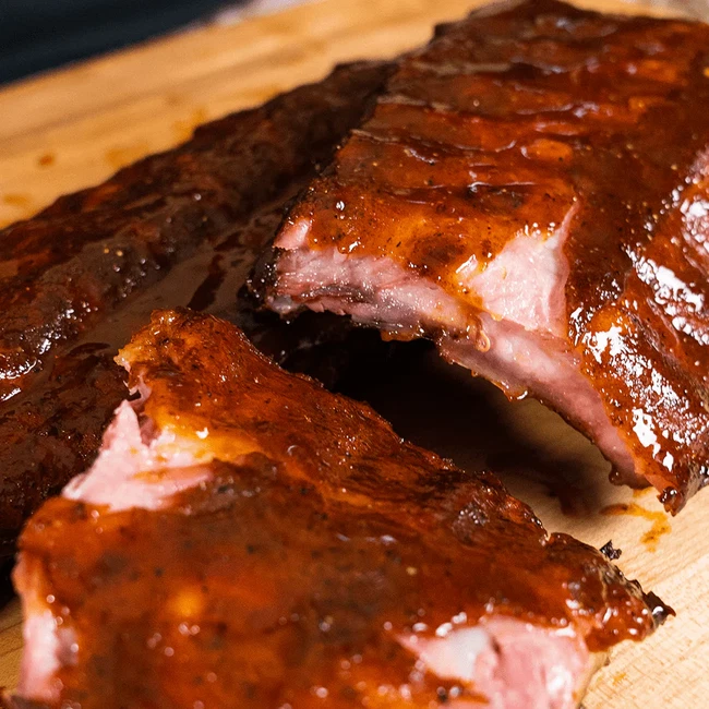 Apple-flavored ribs