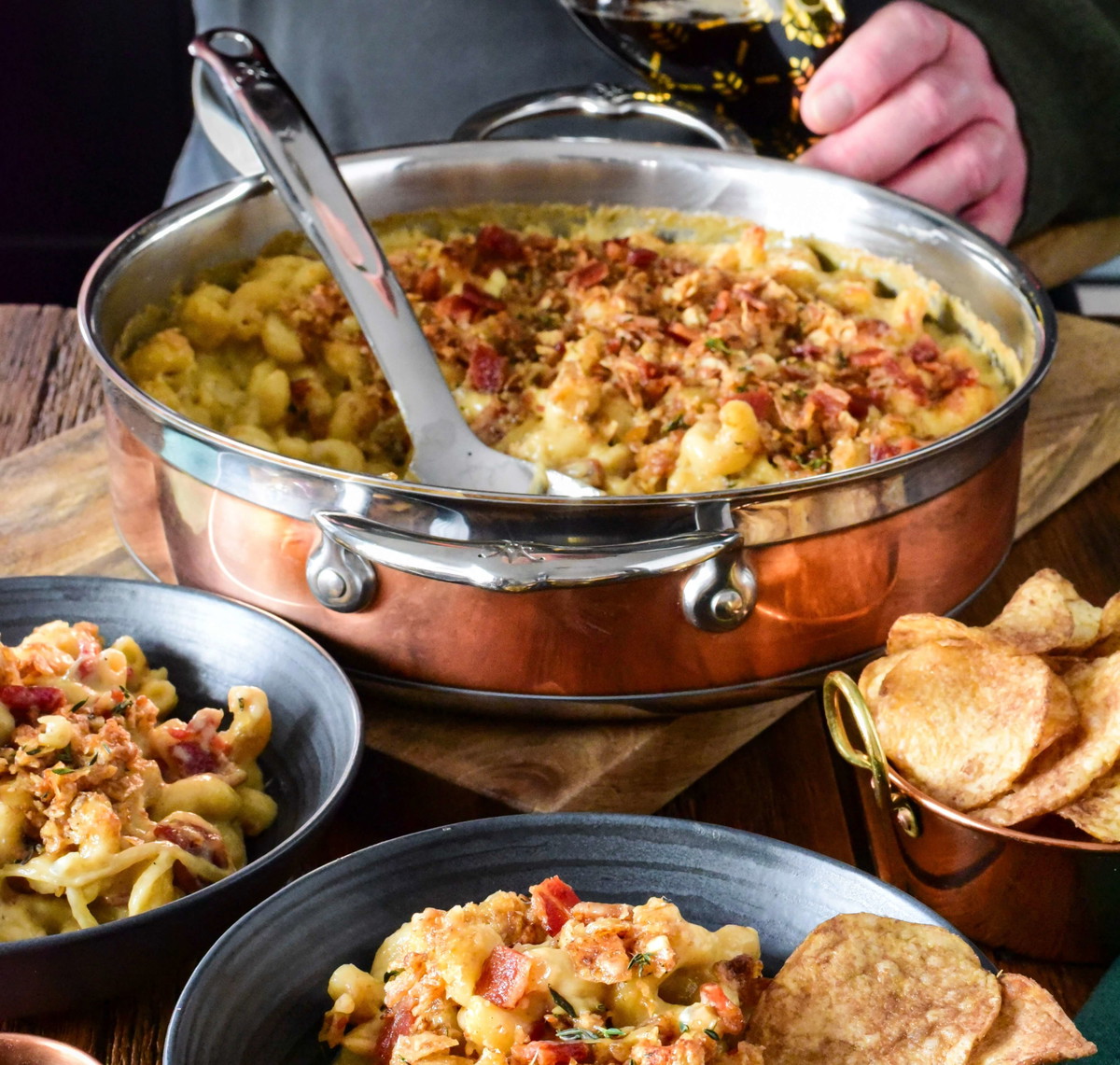 Guinness Mac and Cheese - With Irish Whiskey Onions