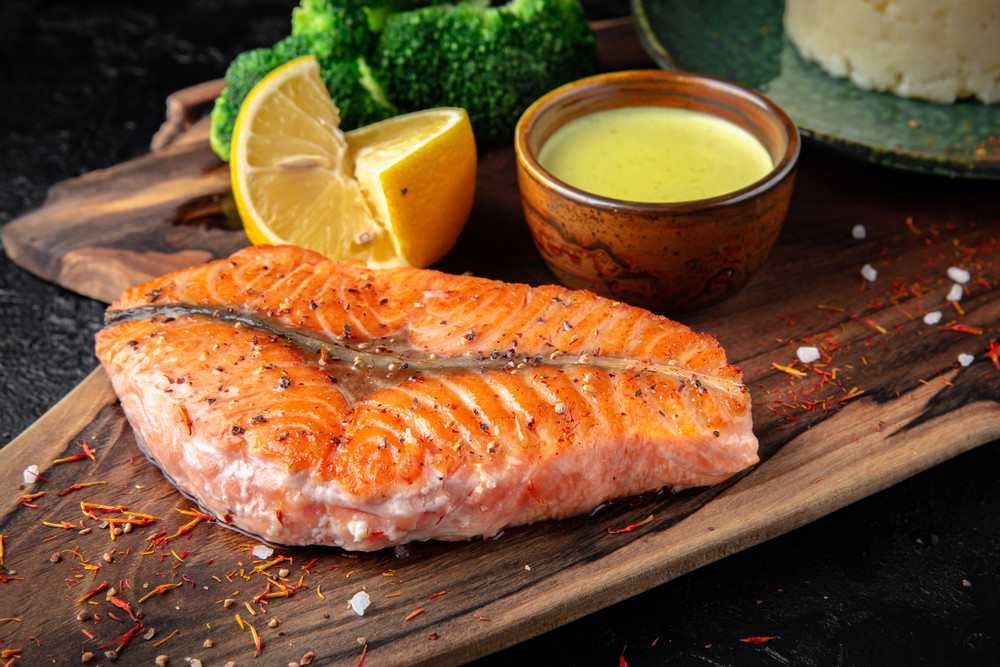 Tender Salmon Steak