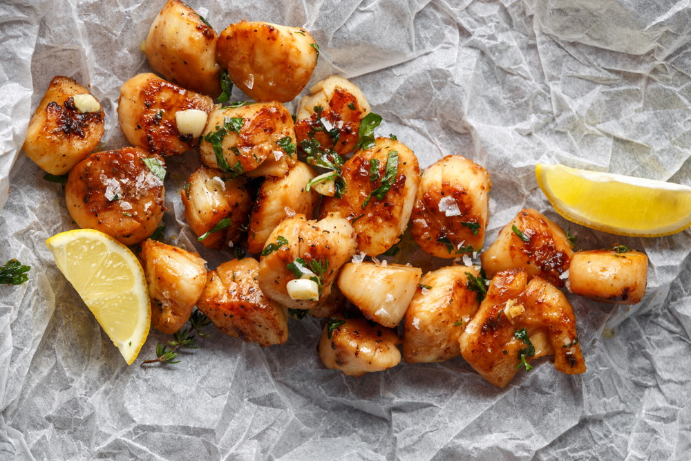 Lemon Garlic Scallop