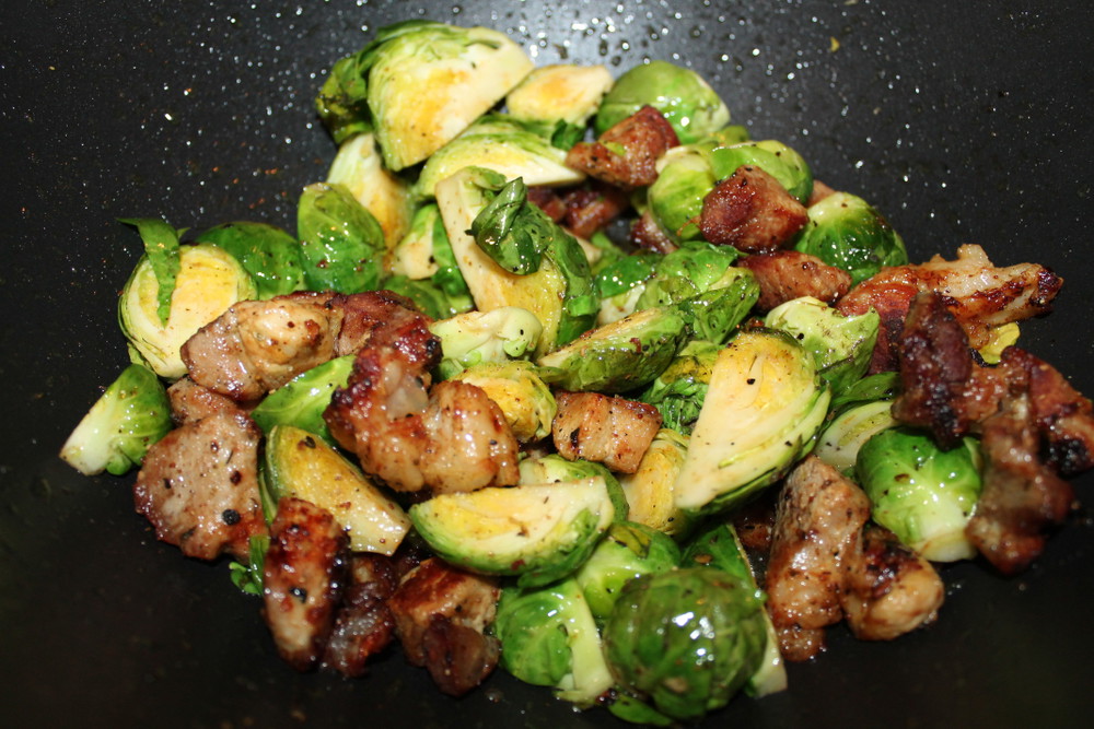 Chicken with Brussels Sprouts