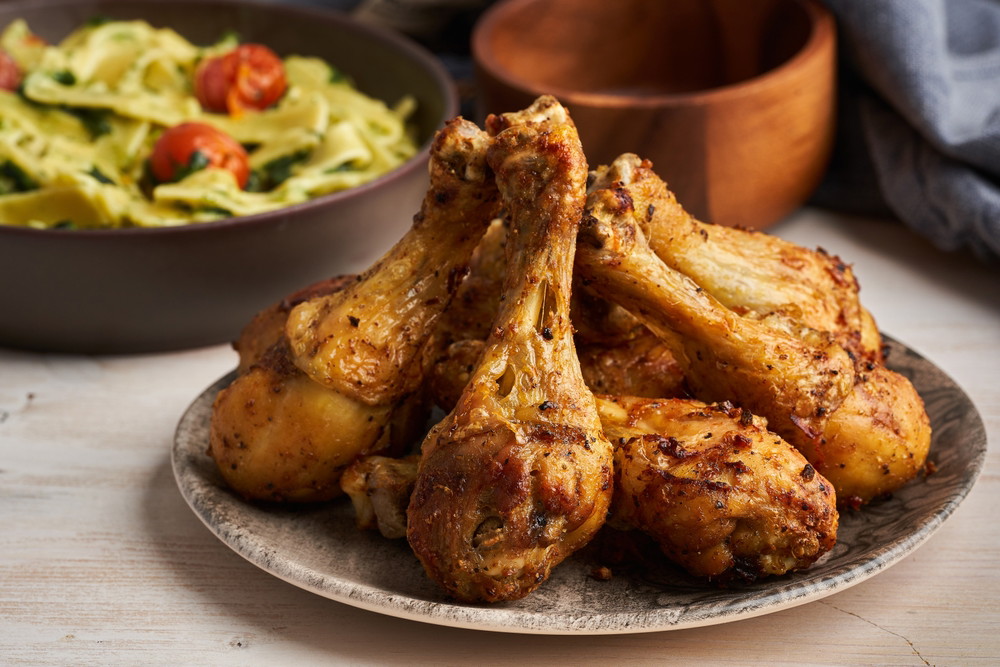 Crispy Crusted Chicken Drumsticks