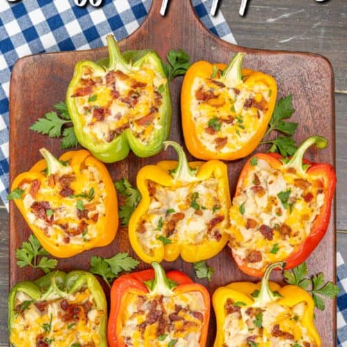 Chicken Stuffed Mini Peppers