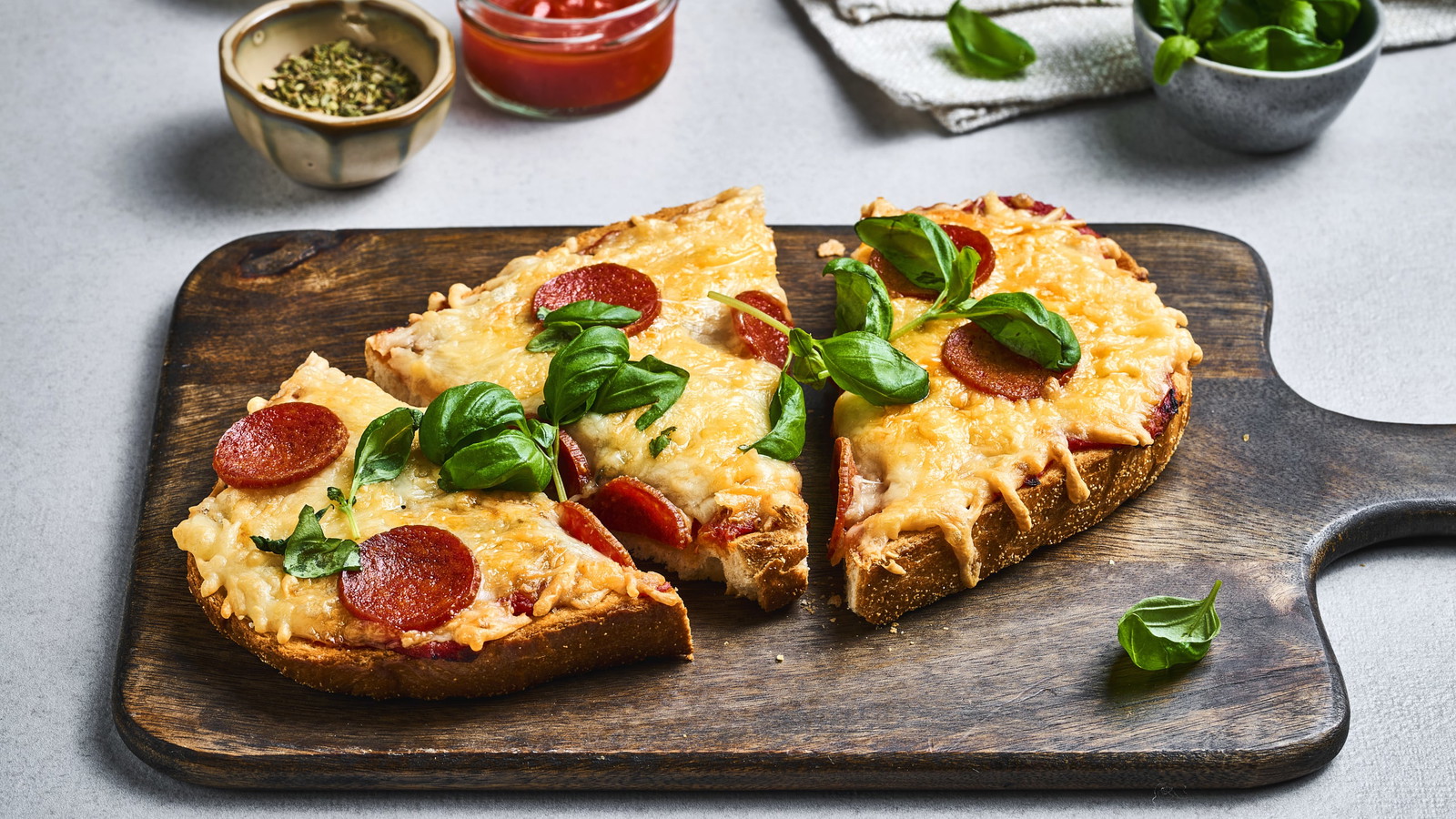 Image of Pizzatoast med pepperoni
