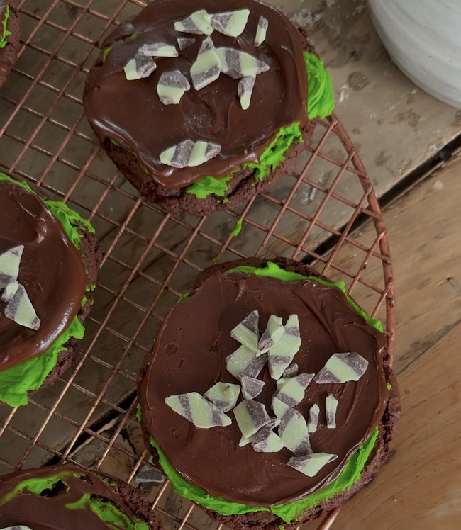 Image of St. Patty's Mint Chocolate Cookies