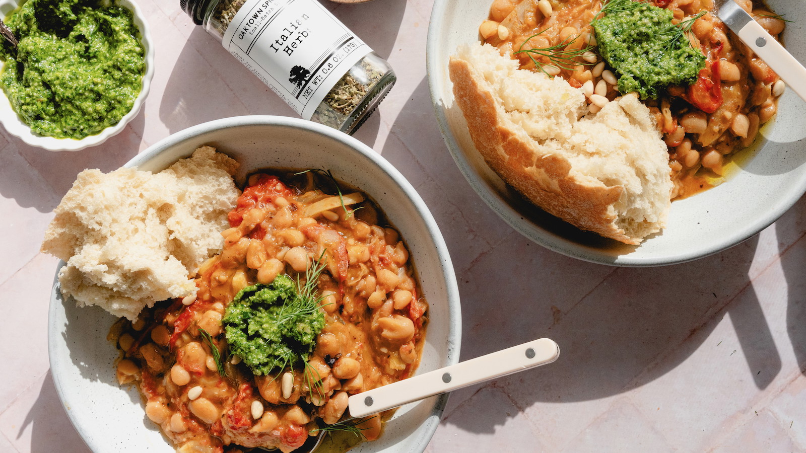 Image of One Pot Tomato and Fennel Brothy Beans with Italian Herbs