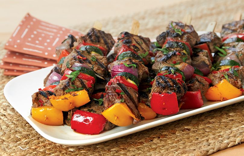 Quick Beef Skewers