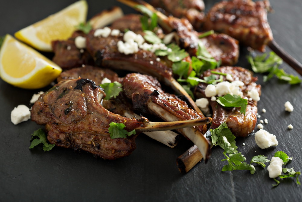 Lemon Herb Lamb Chops