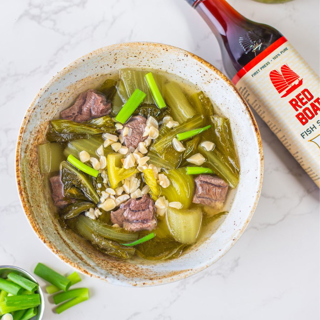 Image of Vietnamese Pickled Mustard Greens Soup