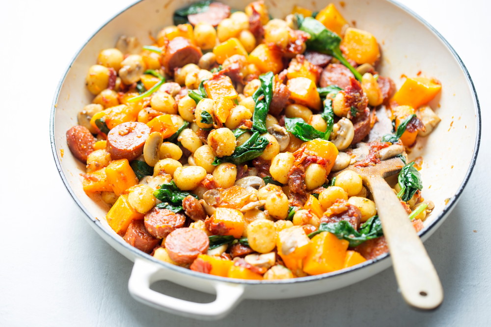 Sausage with Vegetables