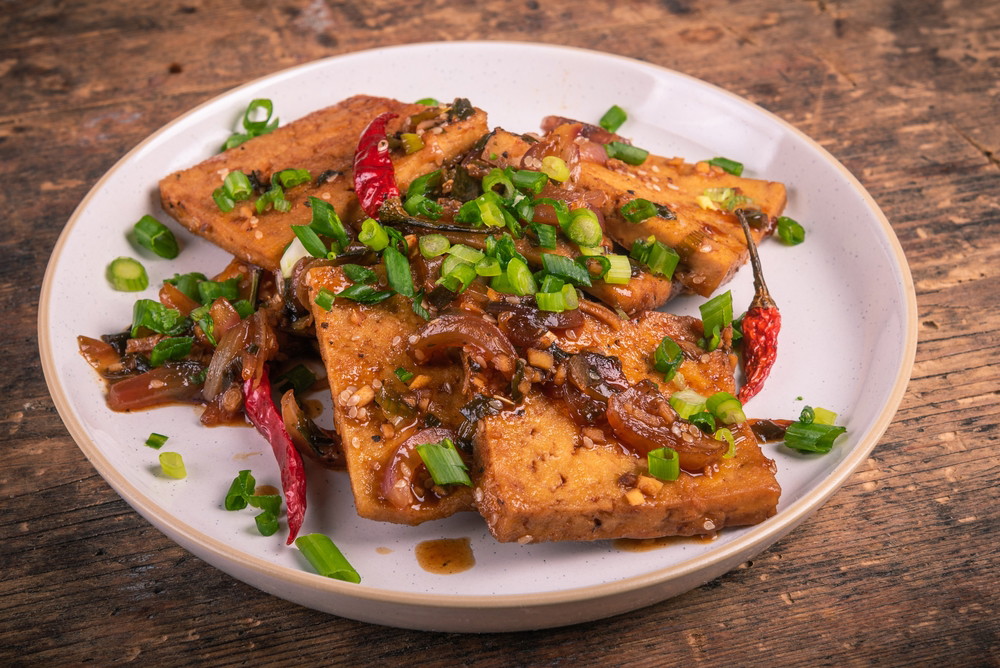 Ginger & Spring Onion Tofu