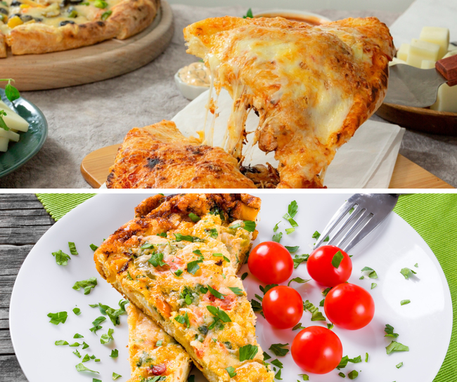 Breakfast Calzone and Western Frittata