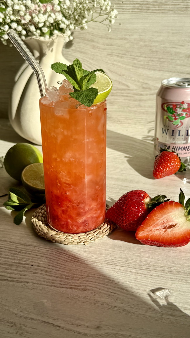 Image of Jordgubbs & rabarbermojito - Alkoholfri
