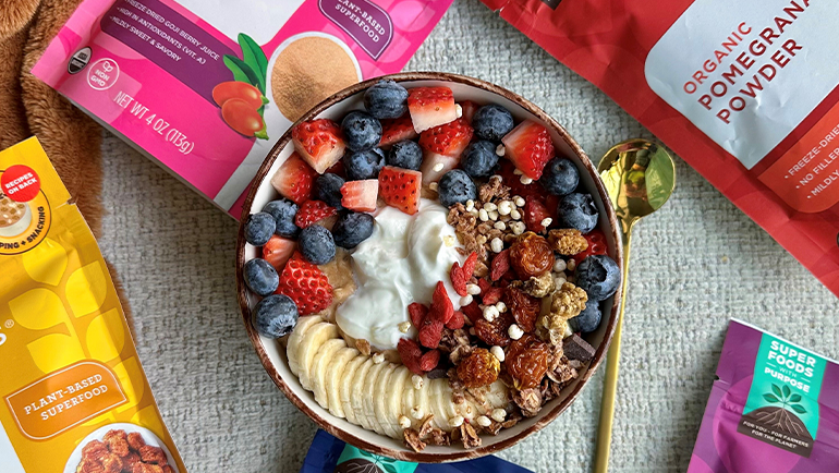 Image of Pomegranate Super Berry Oats Recipe