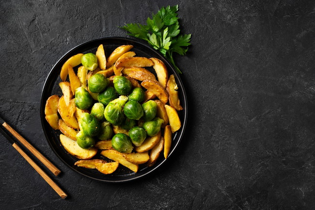 Brussels Sprouts Potato Hash