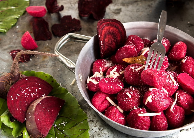 Beets with Orange Gremolata And Goat's Cheese