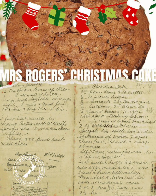 Image of Mrs Rogers' Christmas Cake