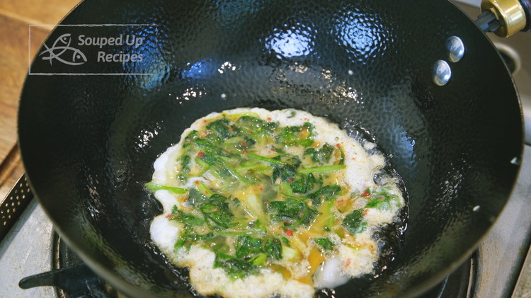 Image of Here is one of my favorite ways to enjoy it: Crack an egg into a bowl, add 2-3 Tbsps preserved cilantro, and whisk thoroughly. Heat a wok over high heat until smoking hot, add 1 Tbsp of pork lard and...