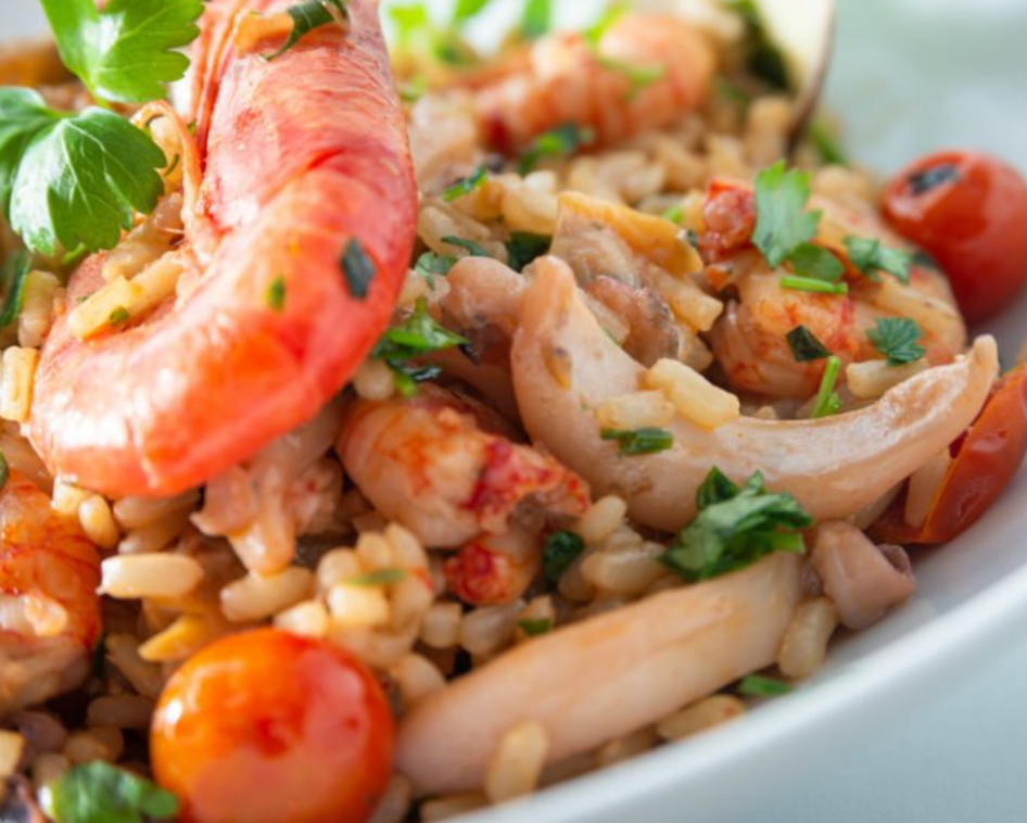 Aromatic Seafood Risotto