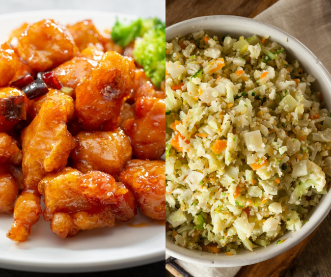 Sweet-and-Sour Chicken With Pineapple Cauliflower Rice