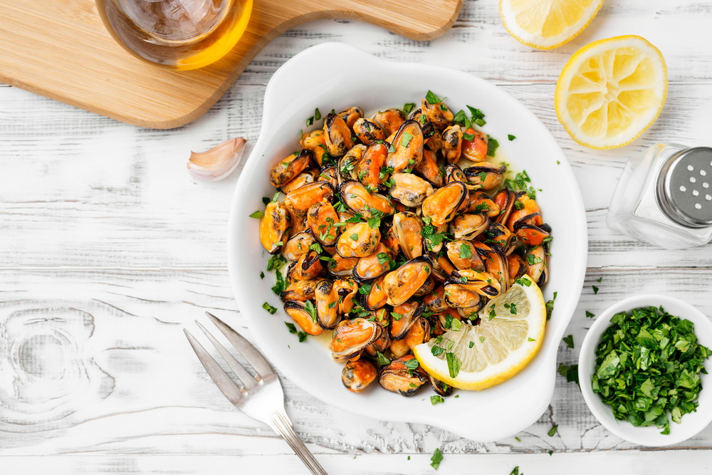 Herb Lemon Mussels