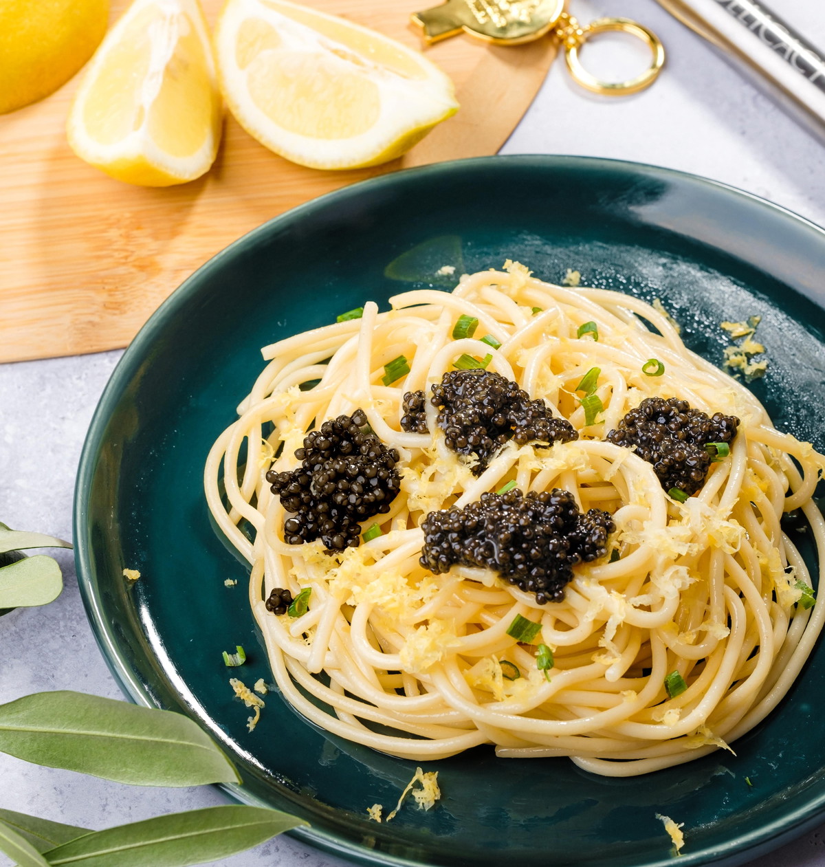 White Sturgeon Caviar Lemon Pasta