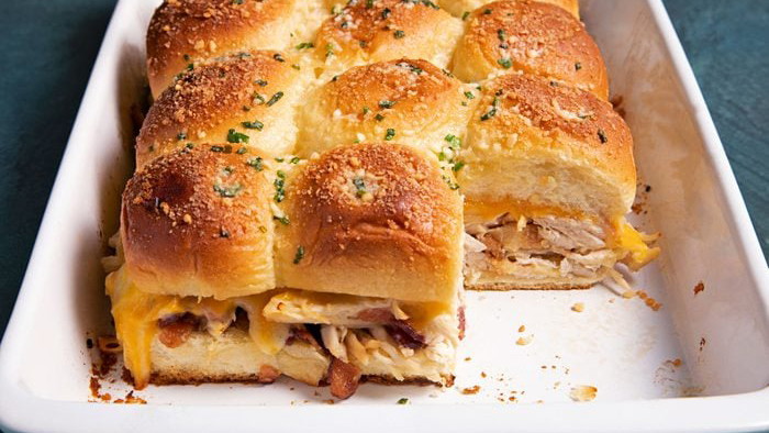 Chicken Bacon Ranch Sliders