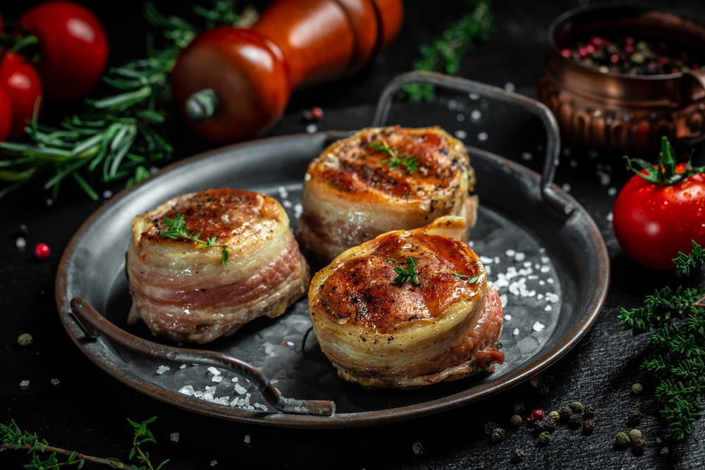 Filet Mignon Wrapped In Bacon