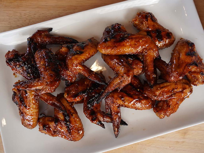 Honey garlic wings