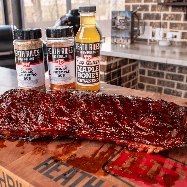 Hot Honey Maple Ribs On the Gateway Drum Smoker