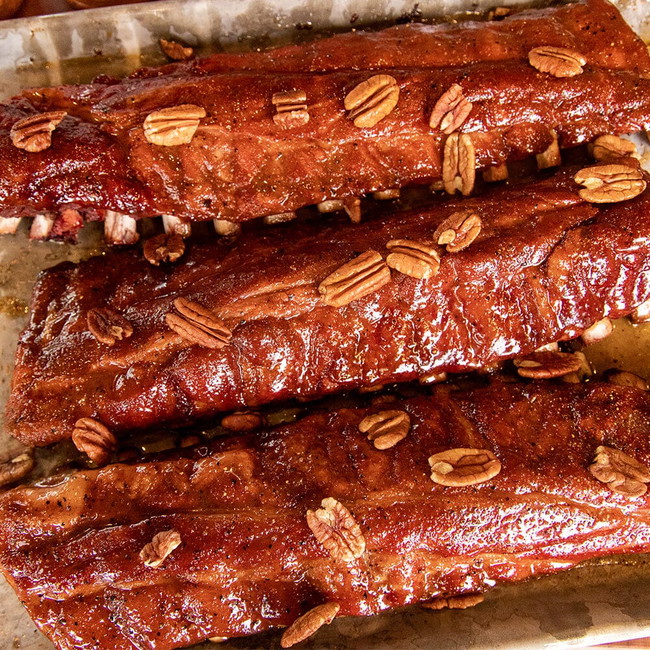 Pecan pie ribs