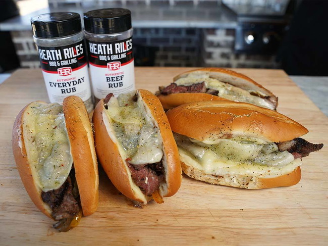 Grilled ribeye steak sandwich