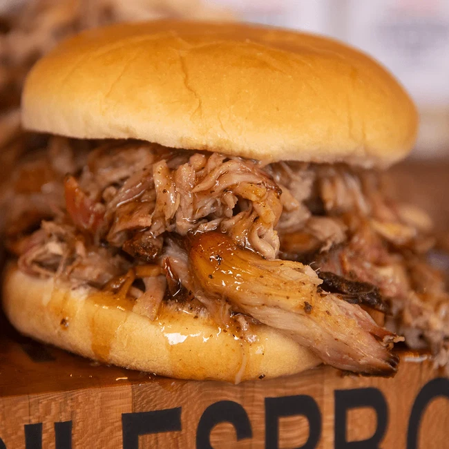 Texas Style Pulled Pork Sandwich