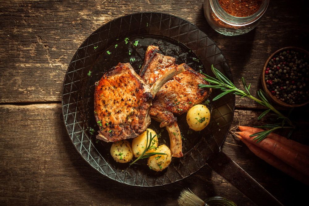 Pork Chops With Potatoes