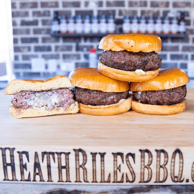 Blue Cheese Stuffed Burgers