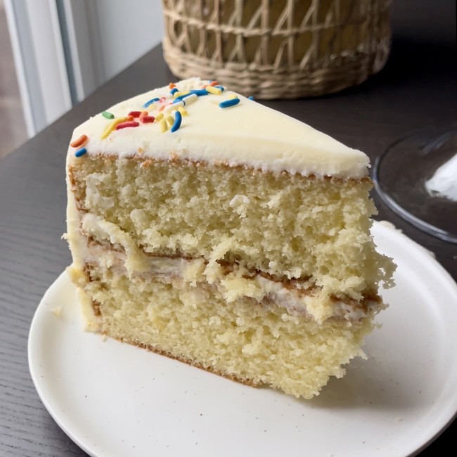 Image of Vanilla Cake with American Buttercream