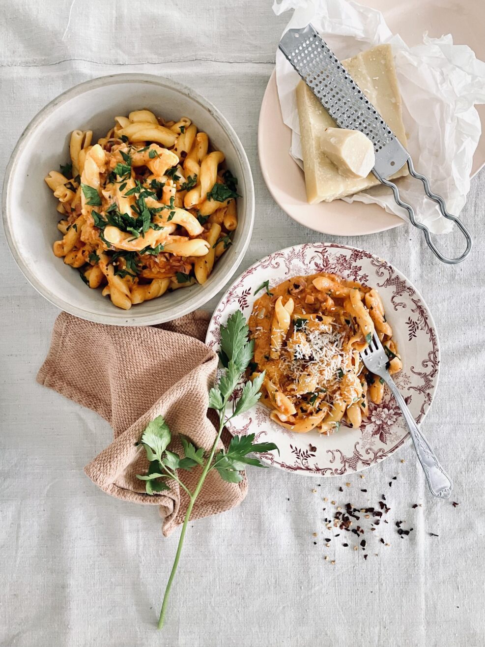Pasta Fidanzati alla vodka