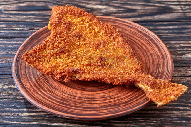 Crumb-topped Sole