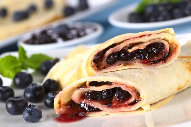 Blueberry Pie Egg Rolls