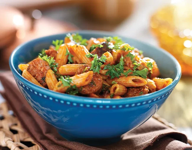 Image of Italian Sausage with Rigatoni Pasta