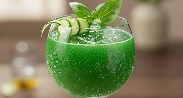 Green Goddess Cooler 🌿 (Herbal & Zesty)