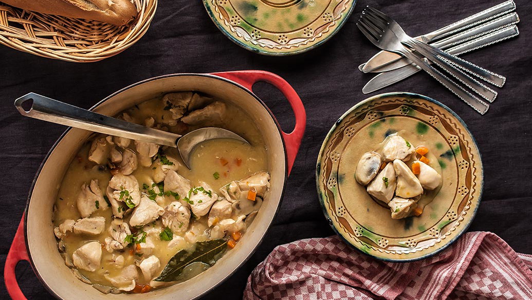 Image of Fricassée de pollo a la antigua