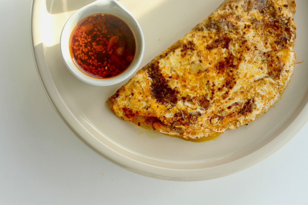 Rice Paper Omelette