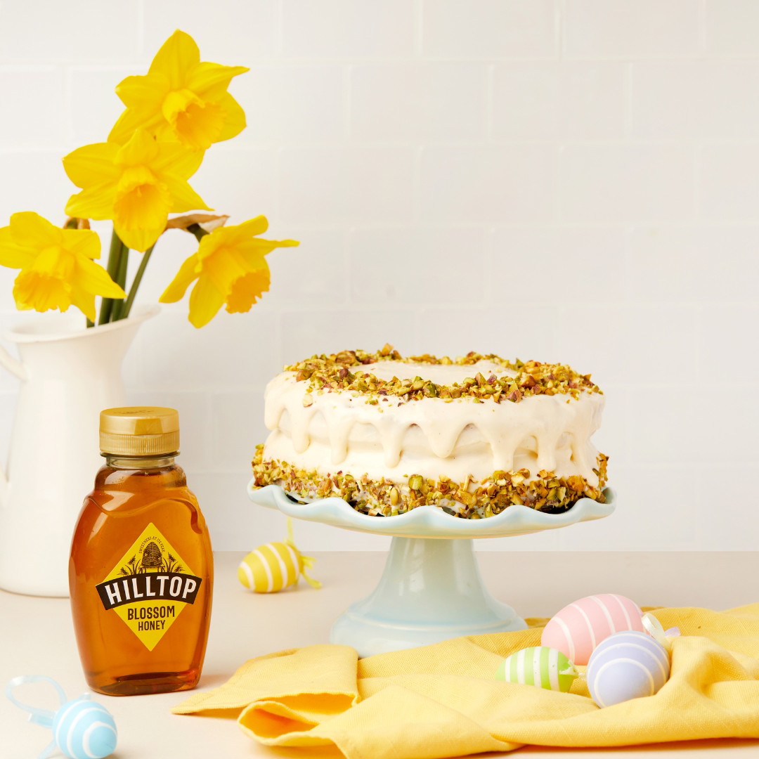 Golden Honey Carrot Cake