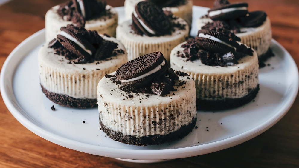 Image of Oreo Protein Cheesecakes