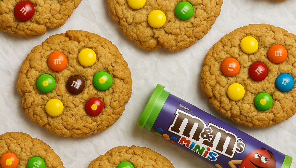 Image of M&M Tahini Cookies