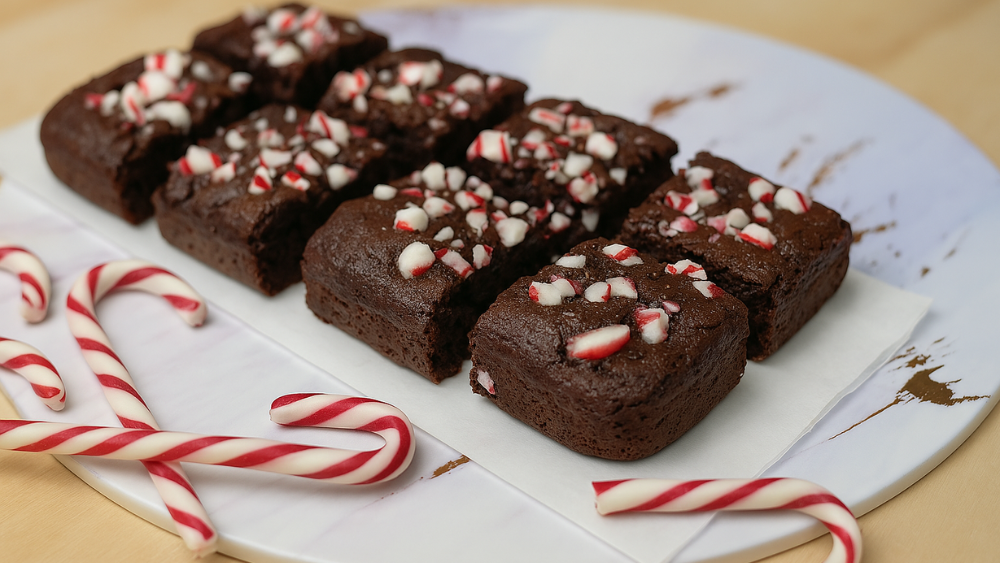 Image of Candy Cane Brownies