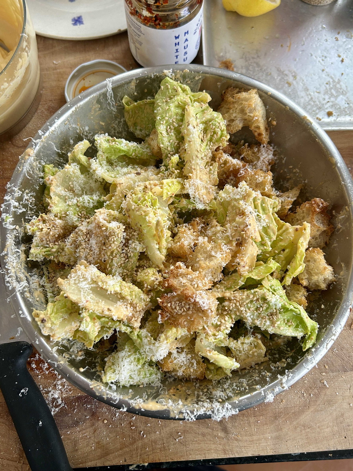 End of Jar Chilli Oil Caesar Dressing