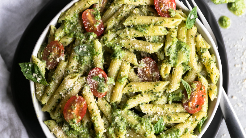 Image of Tahini Pesto Pasta