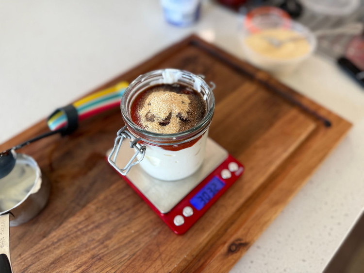 Image of Bang all your ingredients into a sealable mason jar and mix thoroughly. Place into the fridge for 20 mins and the flavor amplifies!